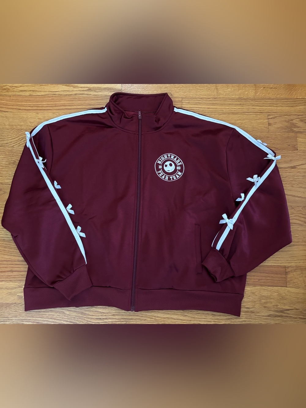 Disney Nightmare Before Christmas Track Jacket Women’s 2XL Athletic Zip Up New